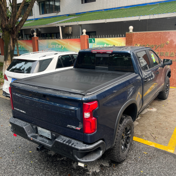 Retractable Truck Bed Roller Lid Shutter Manual Tonneau Cover for Chevrolet Silverado Sierra 1500 By44 - BESTWYLL Traders