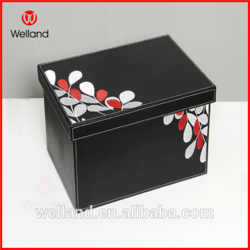 black toy storage hamper boxes