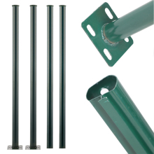 Euro Mesh Fence: Holland Dovetail Column Dutch Net Support Pole