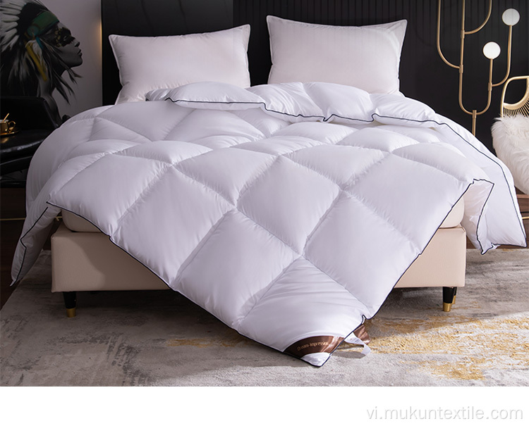 Máy có thể giặt được Quilted Plush Microfiber Điền vào đệm chăn