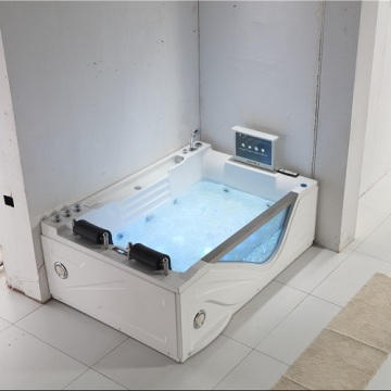 Luxuriöse Jacuzzi-Massagebadewanne mit TV-Funktionen