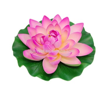 dia 40cm Pond Foam Lotus/ Floating Lotus Pink for fish water garden made in China