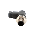 Field-wireable 90 Degree 8-pole M12 Male Connector