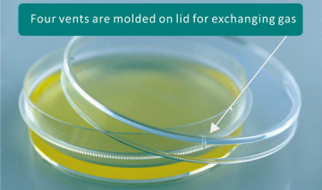 100X15mm Cell Bacteria Culture Laboratory Petri Dishes