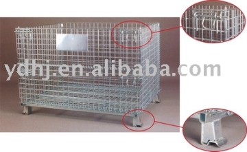 foldable steel Wire Container