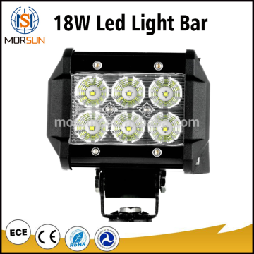 18w 24 volt led light bar offroad led spot light bar for truck 4" led light bar