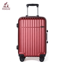 Aluminum frame hard ABS shell luggage