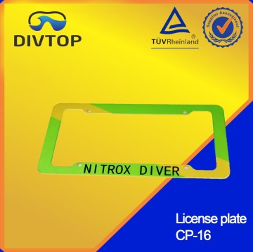 Diving licence frame for divers