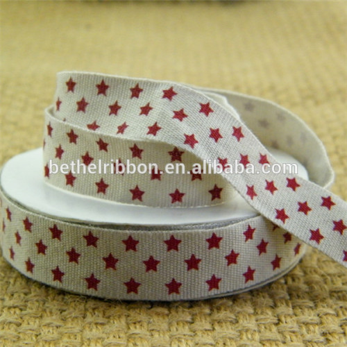 Personalized cotton ribbon printed