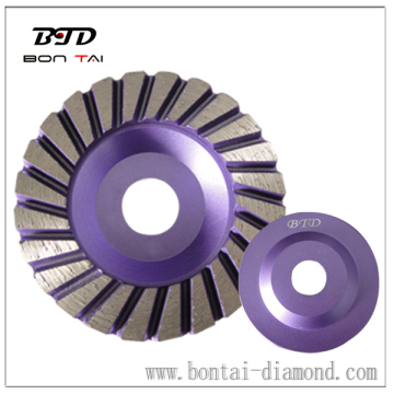 Iron based 100mm Cup Wheels for Stone and Concrete