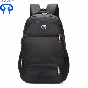 Double shoulder computer bag backpack with usb charging
