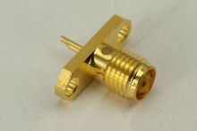 RF SMA 2 hole Connectors for microstrip