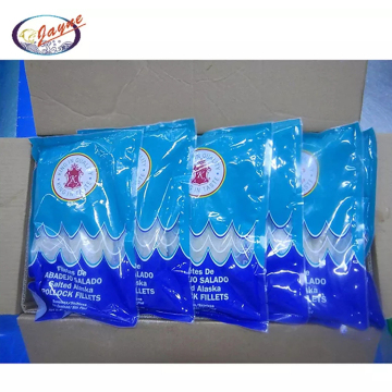 Wholesale Dry Salted Fish Fillet Alaska Pollock Fillets