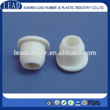 white color food grade oil - resistant rubber plugs with holes