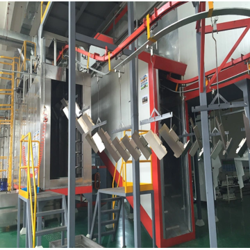 Auto metal powder coating machine for cookware