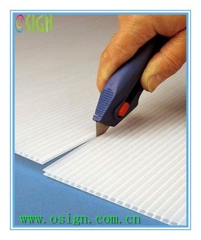 pp hollow sheet/plastic pp board/twin wall polypropylene sheet