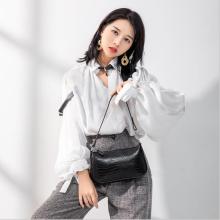 Alligator PU commute small shoulder bag