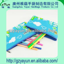 Oxford pencil case with zipper, promotional oxford pencil case, zipper pencilcase