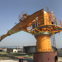 HS Long Working Radius Telescopic Boom Marine Crane