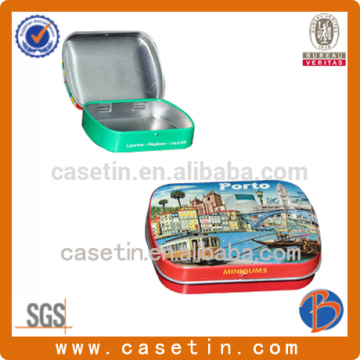 christmas candy tins , empty candy tins , candy mints tin box
