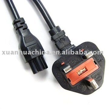 uk plug to clover leaf power cord