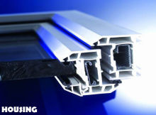 Fluorocarbon Coat Pvc Window And Door With 6mm Glass Sheet