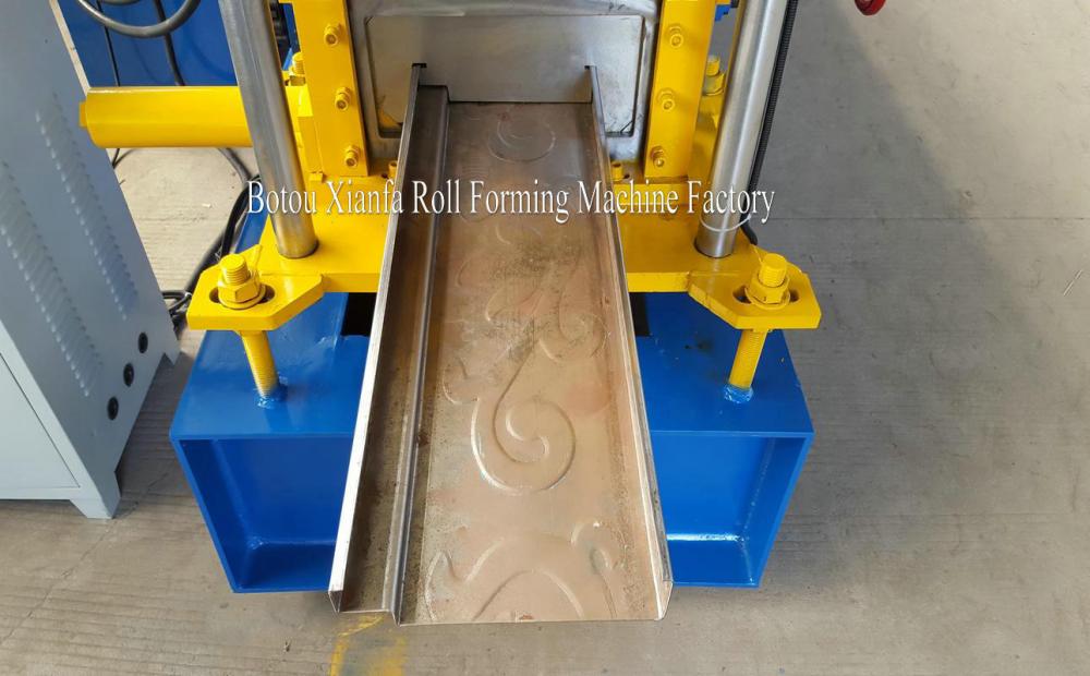 construction machinery steel door frame making machine