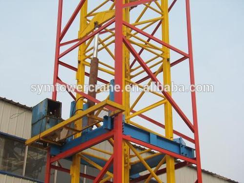 telescoping mast for tower crane