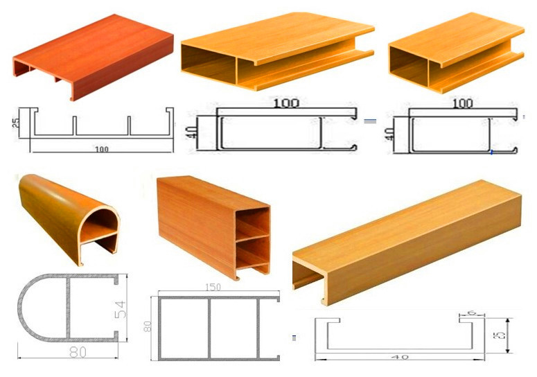 Morden Design Indoor Wood Plastic Composite Types Of Acoustic Ceiling Board