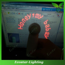 Novelty LED Programmable Message Handheld Fan