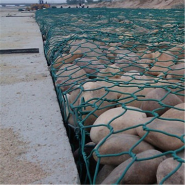 Grenn Plastic Hexagonal Gabion Wire Mesh