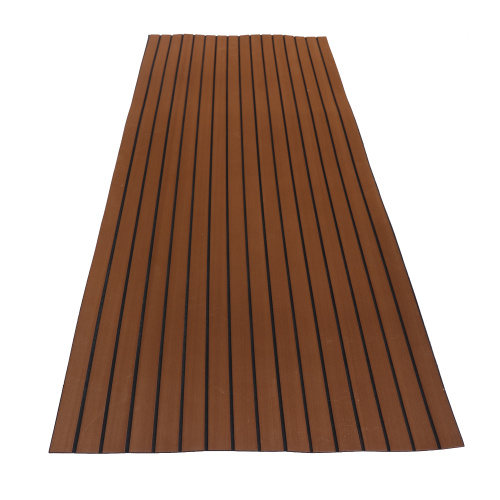 Plancher de bateau en EVA marine marron foncé et noir