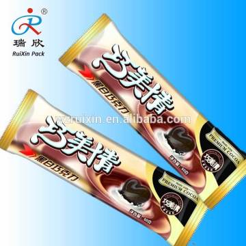 plastic candy bar packaging/chocolate bar packaging