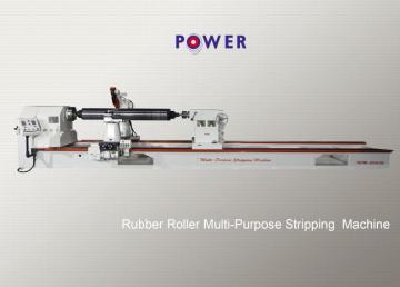 PU Rubber Roller Strip Cleaning Machine