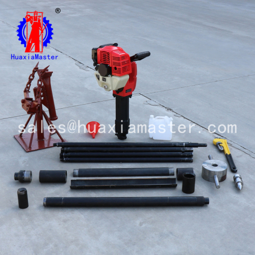 QTZ-2 portable soil drilling rig strengthen the power  can drill 10-15meters depths