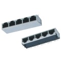 RJ45 Buchse Side Entry Shielded 1x5P Rückseite 3.05