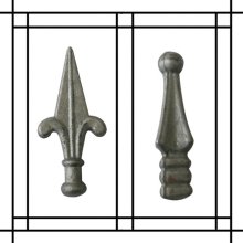 Cast steel ornamental metal fence gate spear