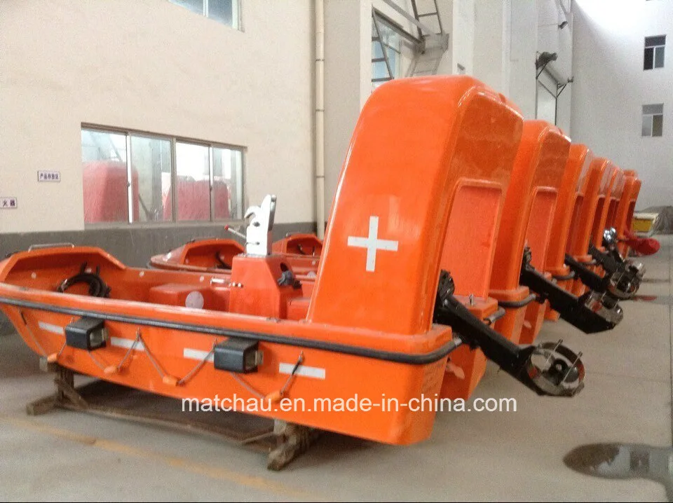 Solas Approval 6 Persons Open Type Marine Lifesaving Rescue Boat with Outboard or Inboard Engine Equipment