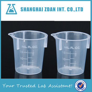 Highly Transparency PP 15ML Polypropylene Beaker