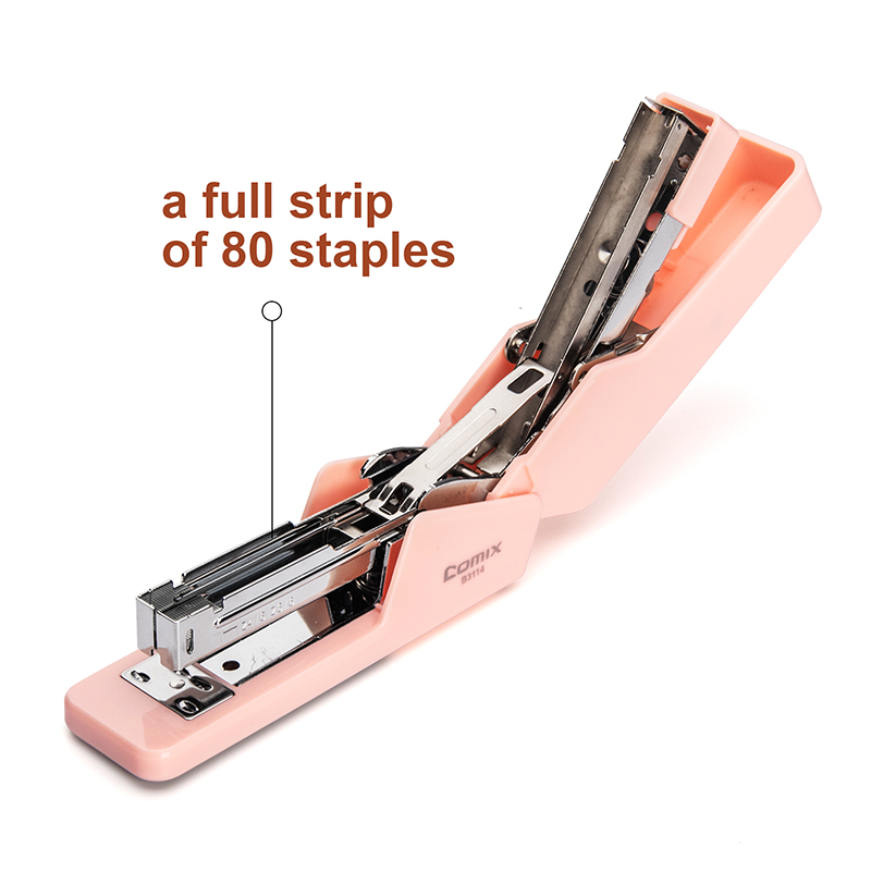 Comix ODM Fancy new fashion school tabletop stationery manual metal plier office stapler for office and library