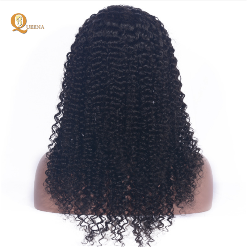 New Fashion Brazilian Women Hair Wig,Kinky Curly Lace Frontal Wig Human Hair,Full Stock 100 Human Hair Lace Front Wigs with Bang