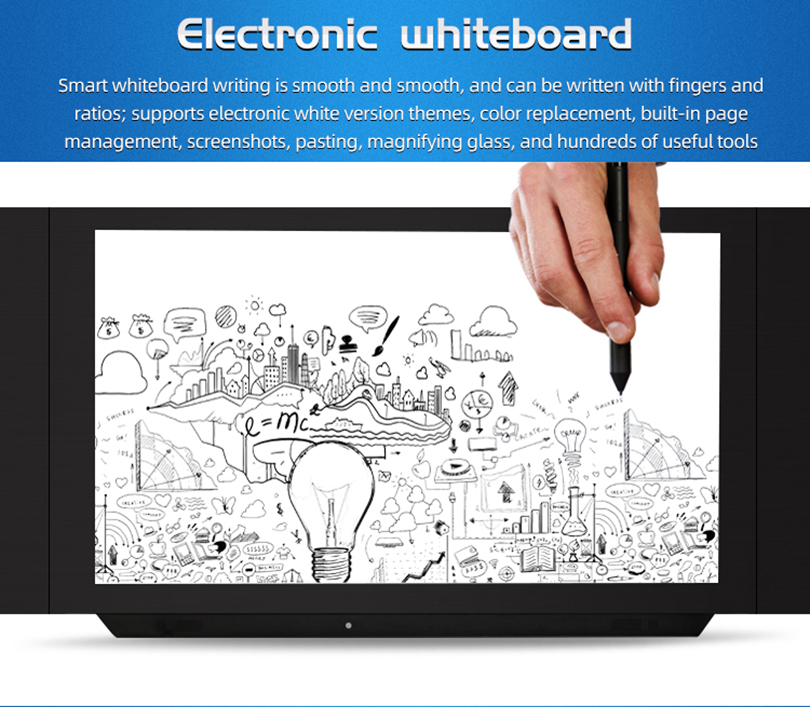 interactive touch screens education