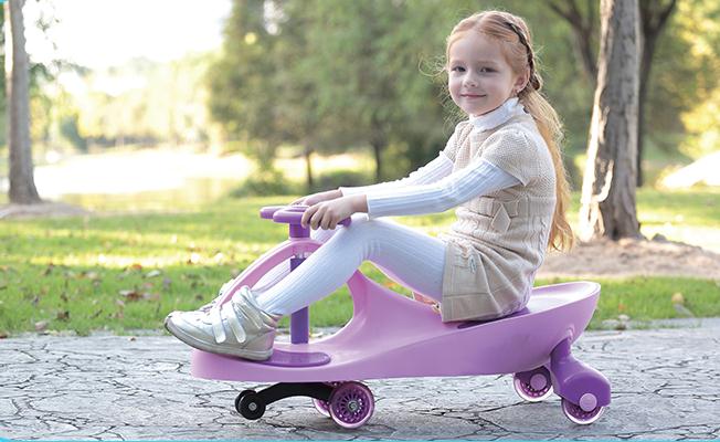 Пластикалық доңғалақты Baby Twist автомобиль классикалық жүру