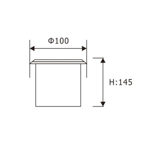 LEDER โคมฝังพื้น 7W LED Inground Light