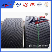 ISO Standard Herringbone Pattern Rubber Conveyor Belt