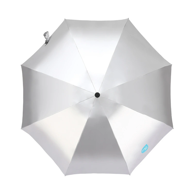 High Quality Palm Size Waterproof Windproof Sun Anti UV 5 Folding Super Mini Titanium Umbrella