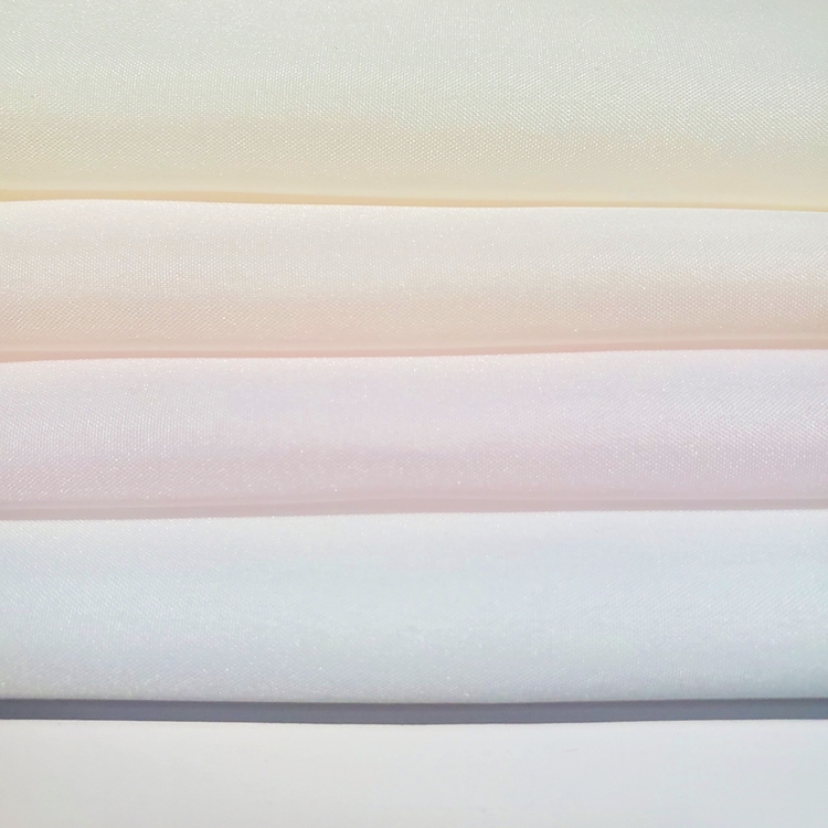 Champagne Beige Polyester Pongee Lining Fabric in Stock