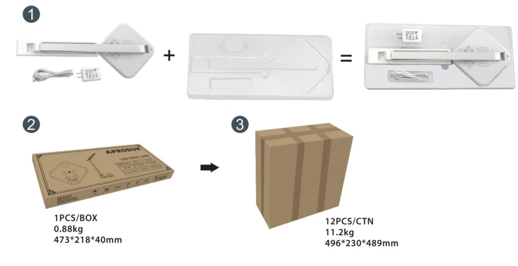 Eyes Caring LED Table Lamp with CE, RoHS, UL, SAA Ceteficate