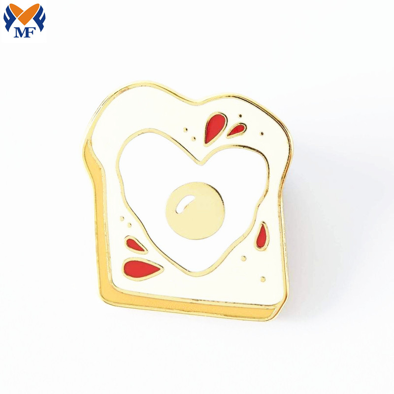 Toast Enamel Pin