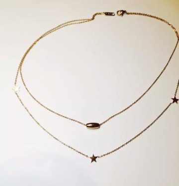 Fashion Necklace, Brass Lariat Necklace, PT8195